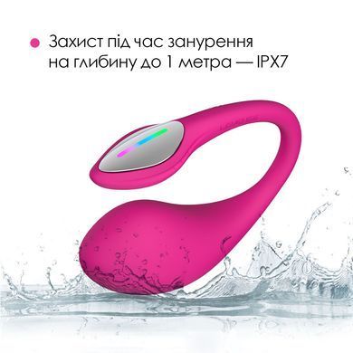 Смарт-віброяйце Lovense Lush 4, дуже потужне, швидке заряджання, LED-підсвічування SX2291 фото
