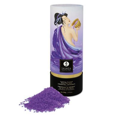 Пінлива сіль для ванни Shunga Dead Sea salt Oriental Crystals &mdash; Exotic Fruits (500 г) SO6895 фото