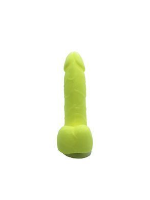 Мило у формі пеніса Чистий Кайф Yellow size S, крафтове мило-член, натуральне SO4803 фото