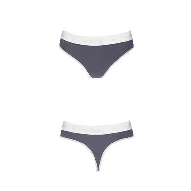 Спортивні трусики-стрінги Passion PS007 PANTIES M, dark grey SO4248 фото