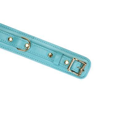 Нашийник з повідцем Liebe Seele Blue Lamb Leather Collar with Velvet Lining SX4843 фото