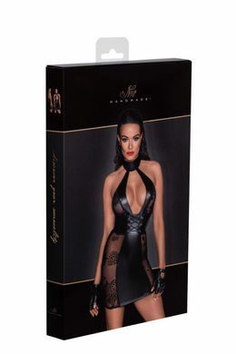 Сукня Noir Handmade F238 Short tulle dress with powerwetlook inserts, 3XL SX0132 фото