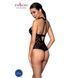 Сітчастий боді з халтером та ритмічним малюнком Passion Hima Body S/M, black SO5347 фото 2