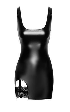 Сукня Noir Handmade F344 Powerwetlook dress with garter - XXL SX2081 фото