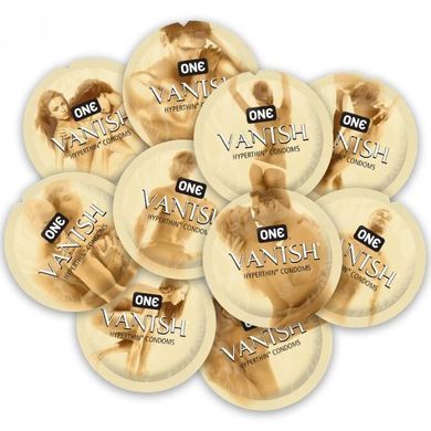 Презерватив ONE Vanish Hyperthin, 1 шт, ультратонкий, зі змазкою SX0778 фото