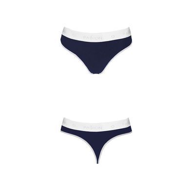 Спортивні трусики-стрінги Passion PS007 PANTIES L, navy blue SO4251 фото