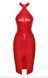 Сукня Noir Handmade F354 Red powerwetlook dress - S SX2106 фото 2
