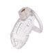 Клітка для пеніса LOCKINK SEVANDA Plastic Penis Chastity Cage, прозора, 3 кільця різних розмірів SX0871 фото 8