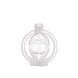Клітка для пеніса LOCKINK SEVANDA Plastic Penis Chastity Cage, прозора, 3 кільця різних розмірів SX0871 фото 2