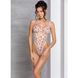 Еротичний боді з малюнком Passion LOVELIA BODY L/XL, white SO4756 фото 3