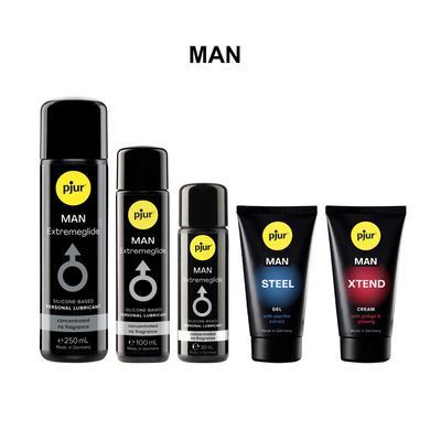 Гель-стимулятор для пеніса pjur MAN Steel Gel 50 мл, з екстрактом паприки та ментолом PJ12910 фото