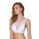 Топ з прозорою вставкою Passion PS002 TOP S, white SO4205 фото 1