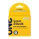 Презервативи ONE Super Studs, 3 шт, з точковим рельєфом, зі змазкою, паковання &mdash; картонна коробка SX0782 фото 1