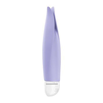Вібратор з пелюстками Fun Factory VOLITA purple, компактний, дуже тихий, на батарейках SX3687 фото