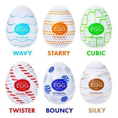 Набір мастурбаторів-яєць Tenga Egg Variety Pack - Standard (6 шт) SX4025 фото