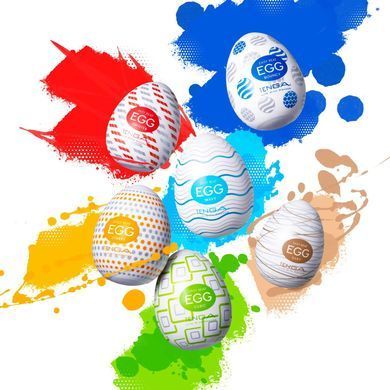 Набір мастурбаторів-яєць Tenga Egg Variety Pack - Standard (6 шт) SX4025 фото
