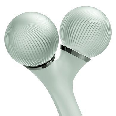 Електронний ультразвуковий ролик для обличчя та тіла GESKE Sonic Facial&Body Roller 4в1 green HB0040 фото