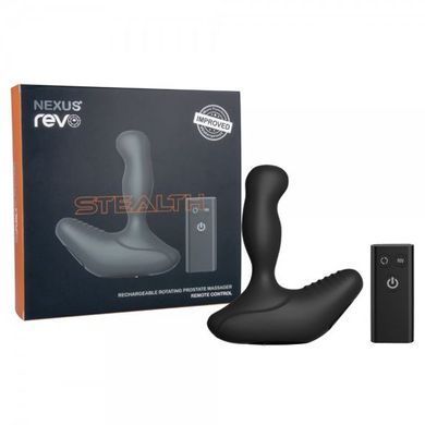 Масажер простати Nexus Revo Stealth з обертальною головкою і пультом ДК REVOS фото