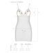 Сорочка з вирізами на грудях, стрінги Passion LOVELIA CHEMISE L/XL, white SO4762 фото 7
