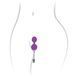 Вагінальні кульки з вібрацією Adrien Lastic Kegel Vibe Purple, діаметр 3,7 см AD40753 фото 6