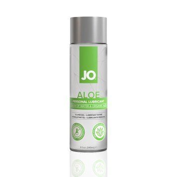 Змазка на водній основі JO H2O Organic Aloe (236 мл), зволожувальний та заспокійливий ефект SX0723 фото