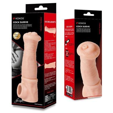 Насадка на член Kokos Cock Sleeve CS 012 L (м'яте паковання!!!) SX4623-R фото