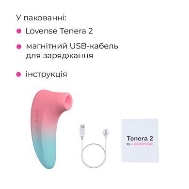Вакуумний кліторальний смарт-стимулятор Lovense Tenera 2 SO9849 фото