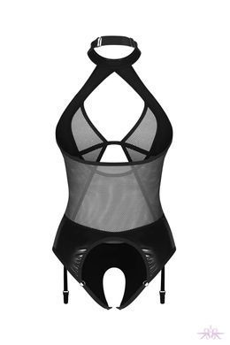 Боді Obsessive Dominna crotchless teddy S/M SX3561 фото