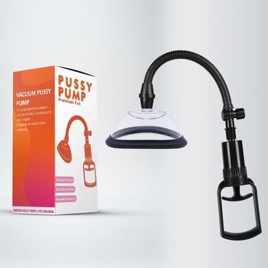 Вакуумна помпа для вульви Pussy Pump Premium Fun розмір L (13 см), механічний насос SO8702 фото