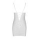 Сорочка з вирізами на грудях, стрінги Passion LOVELIA CHEMISE XXL/XXXL, white SO4764 фото 6