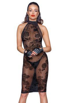 Сукня Noir Handmade F240 Midi tulle dress with velvet straps, XXL SX0143 фото
