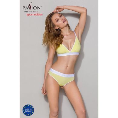 Спортивні трусики-стрінги Passion PS007 PANTIES S, yellow SO4261 фото