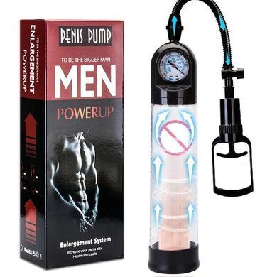 Вакуумна помпа Men Powerup зі стрілковим манометром і ручним насосом SO8704 фото