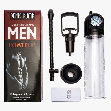 Вакуумна помпа Men Powerup зі стрілковим манометром і ручним насосом SO8704 фото