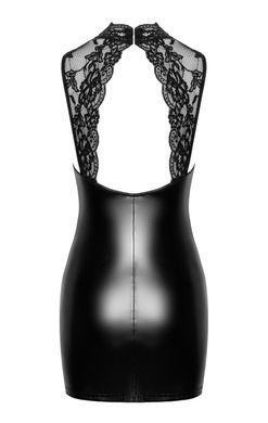 Сукня Noir Handmade F343 Powerwetlook and lace mini skirt - L SX2071 фото