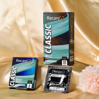 Презервативи Holographic Recare Classic Condoms 3 шт, класичні SX3328 фото