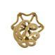 Металева анальна пробка LOCKINK SEVANDA Hollow Spiral Golden, S, золотиста, діаметр 2,6 см SX0882 фото 7