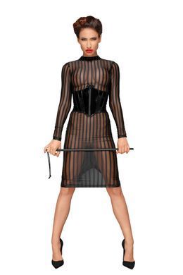 Сукня з мокрим ефектом Noir Handmade F182 Classic dress made of elastic tulle, M SX0048 фото