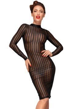 Сукня з мокрим ефектом Noir Handmade F182 Classic dress made of elastic tulle, L SX0049 фото