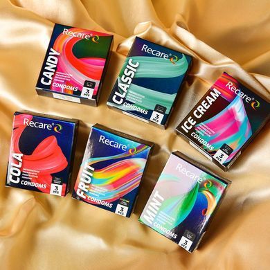 Презервативи Holographic Recare Delay Candy Condoms 3 шт, пролонгувальний ефект, цукерковий аромат SX3330 фото
