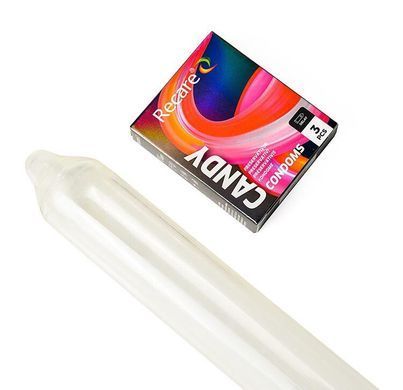 Презервативи Holographic Recare Delay Candy Condoms 3 шт, пролонгувальний ефект, цукерковий аромат SX3330 фото