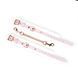 Наручники Liebe Seele White & Pink Fairy Goat Leather Hand Cuffs SX2827 фото 3