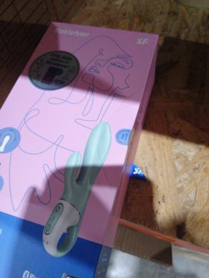 Смарт вібратор-кролик Satisfyer Air Pump Bunny 5+ (м'яте паковання!!!) SO6718-R фото
