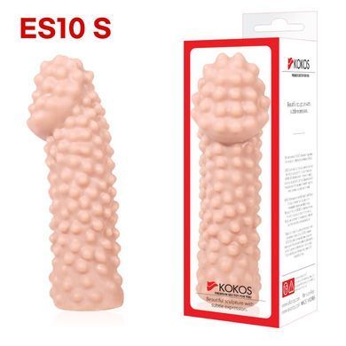 Насадка на член Kokos Extreme Sleeve ES.10 розмір S, потовщувальна, стимулювальний рельєф SX1448 фото