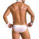 Комплект еротичної чоловічої білизни Passion 037 GREGORY L/XL White, труси, комірець, манжети SO7582 фото 2