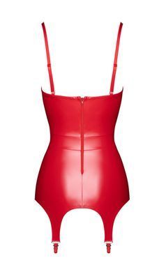 Корсет із підв'язками для панчіх Noir Handmade F368 Bombshell Fierce Corset-belt Red XS SX4093 фото