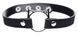 Чокер Master Series Kinky Kitty Ring Slim Choker - Black SX1184 фото 1