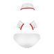 Комплект еротичної чоловічої білизни Passion 037 GREGORY XXL/XXXL White, труси, комірець, манжети SO7584 фото 6