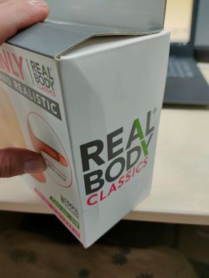 Силіконові трусики з порожнистим фалоімітатором Real Body Real Manly Hollow S/M (м'яте паковання!!!) SO9956-R фото