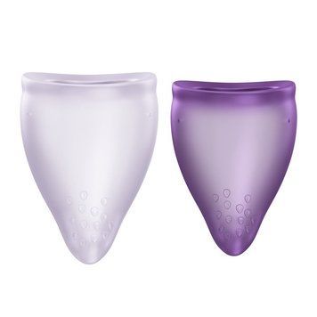 Набір менструальних чаш Fun Factory FUN CUP EXPLORE KIT, 2 шт, Multicolored Violet, об&rsquo;єми 20 та 30 мл SX3680 фото